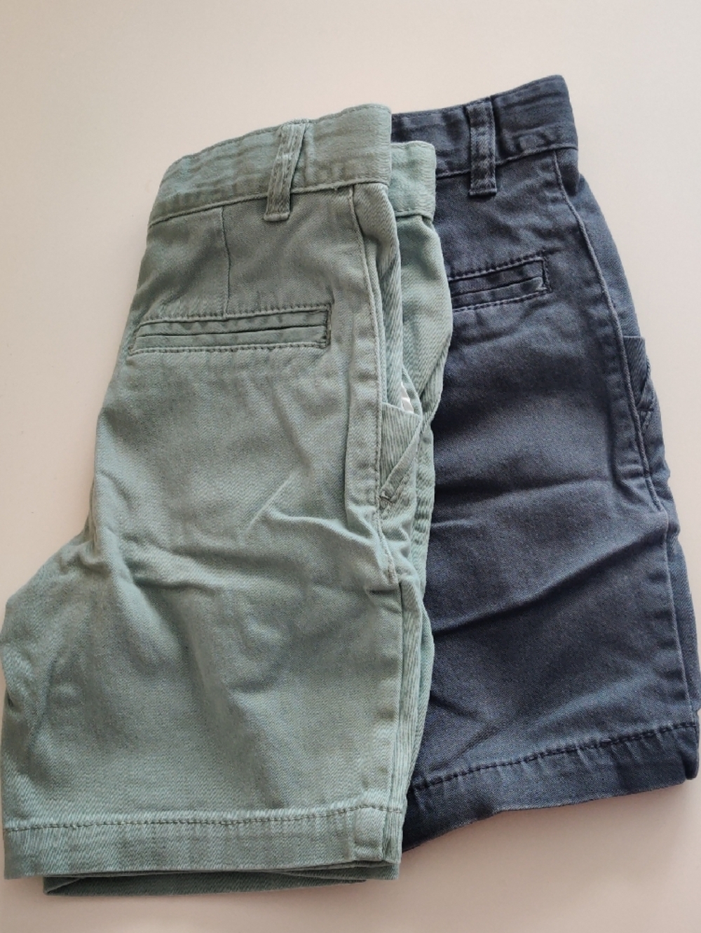 Lot Of 2 Wonder Nation Navy and Mint Green Kids Boys Shorts